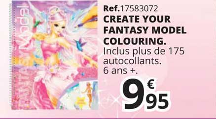 create your fantasy model colouring