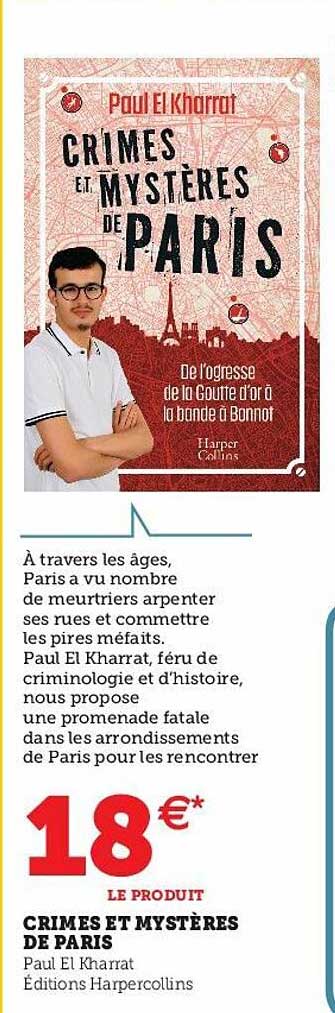 crimes et mystères de paris