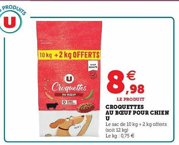 Croquettes Au Bœuf Pour Chien U