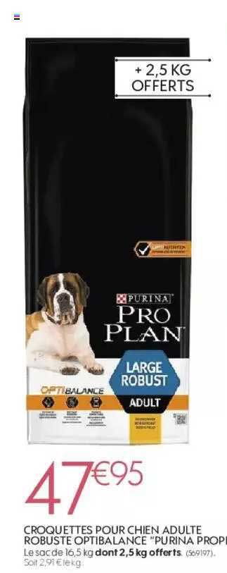 Croquettes Pour Chien Adulte Robuste Optibalance "purina Proplan
