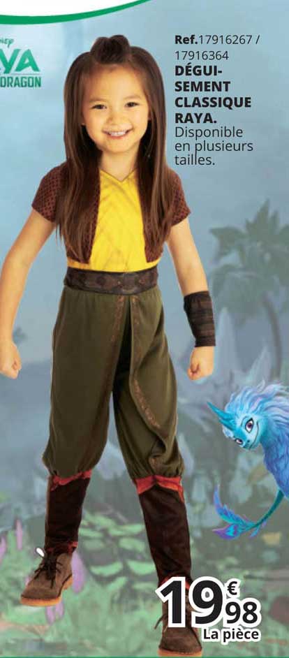 déguisement classique raya