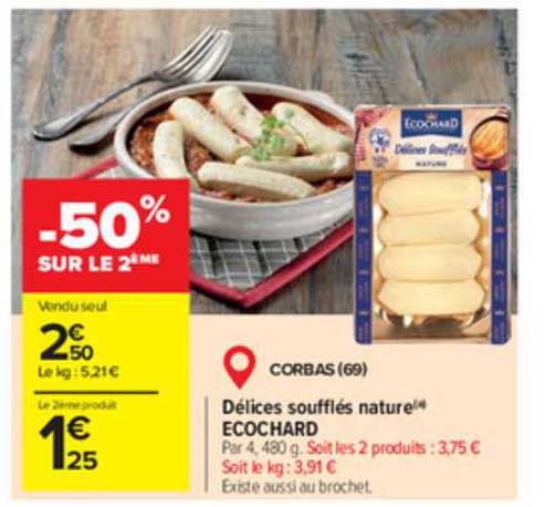 Délices Soufflés Nature écochard