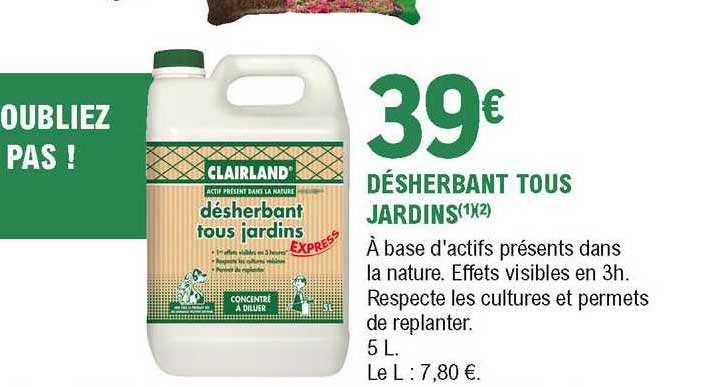 Désherbant Tous Jardins