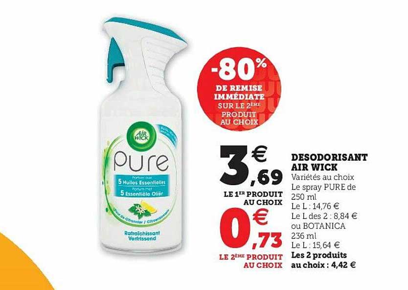 désodorisant air wick