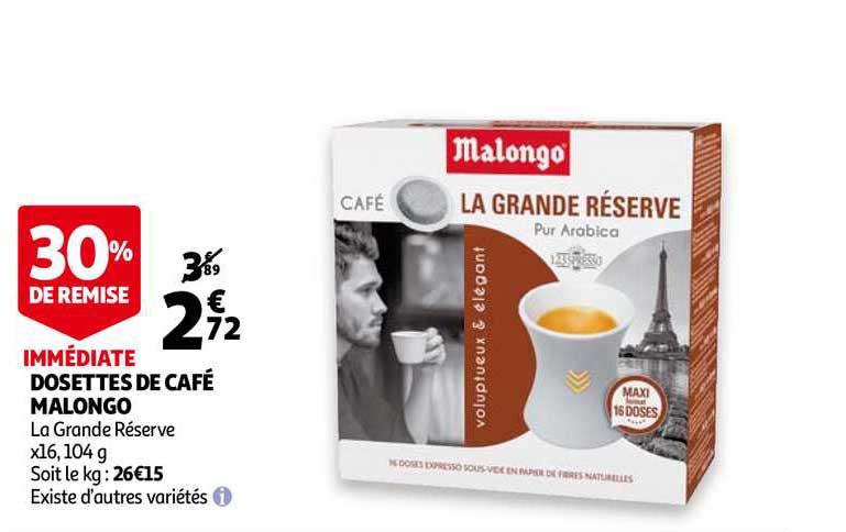 Dosettes De Café Malongo