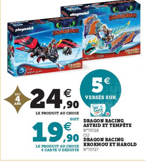 dragon racing astrid et tempête ou dragon racing krokmou et harold