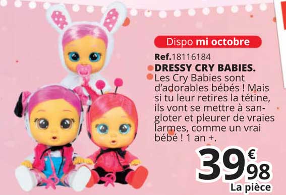 dresssy cry babies