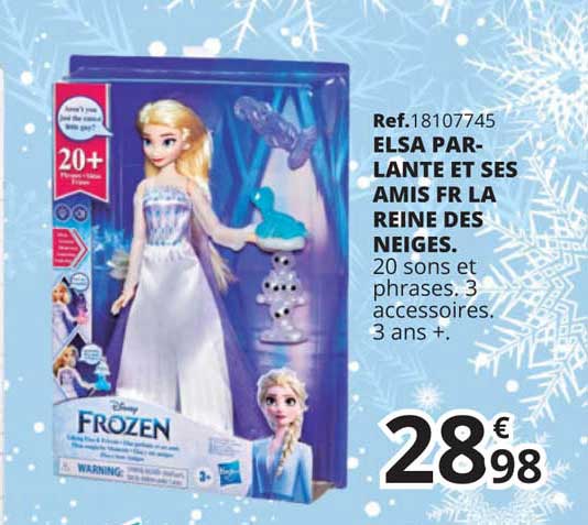 elsa parlante et ses amis fr la reine des neiges