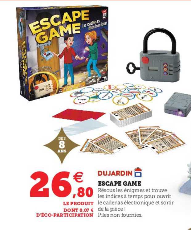 escape game dujardin