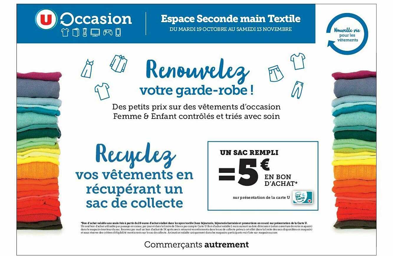 espace seconde main textile
