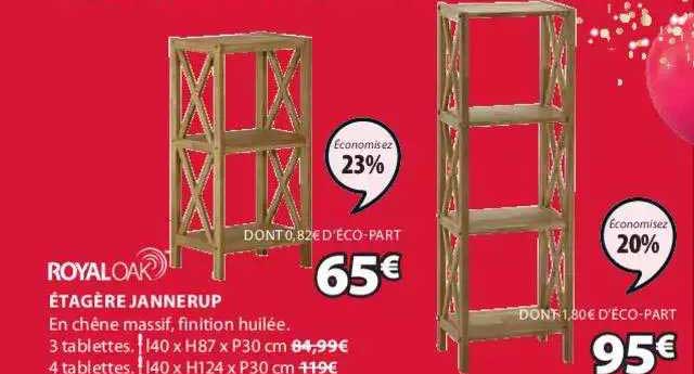 étagère jannerup royaloak