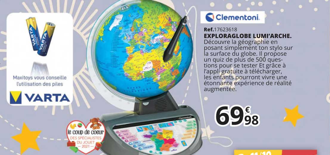 Exploraglobe Lumi'arche Clementoni