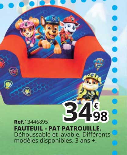 fauteuil - pat patrouille