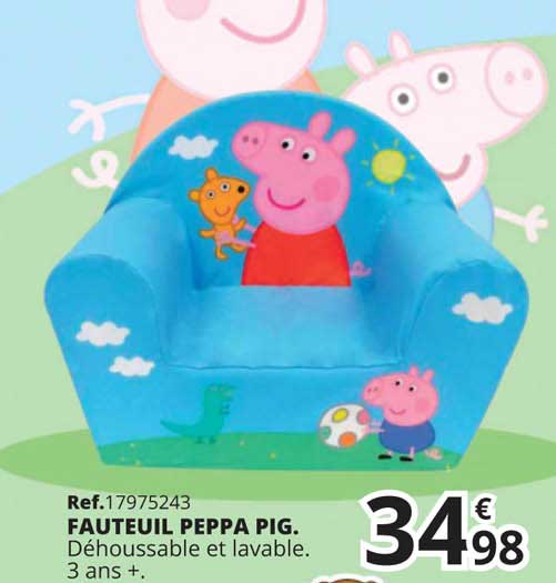fauteuil peppa pig