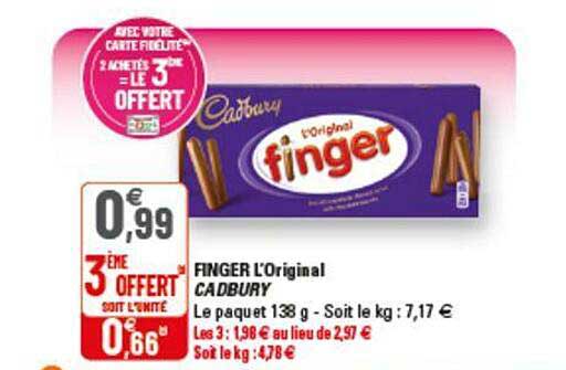 finger l'original cadbury