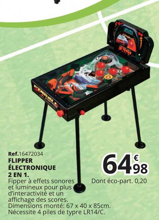flipper électronique 2 en 1