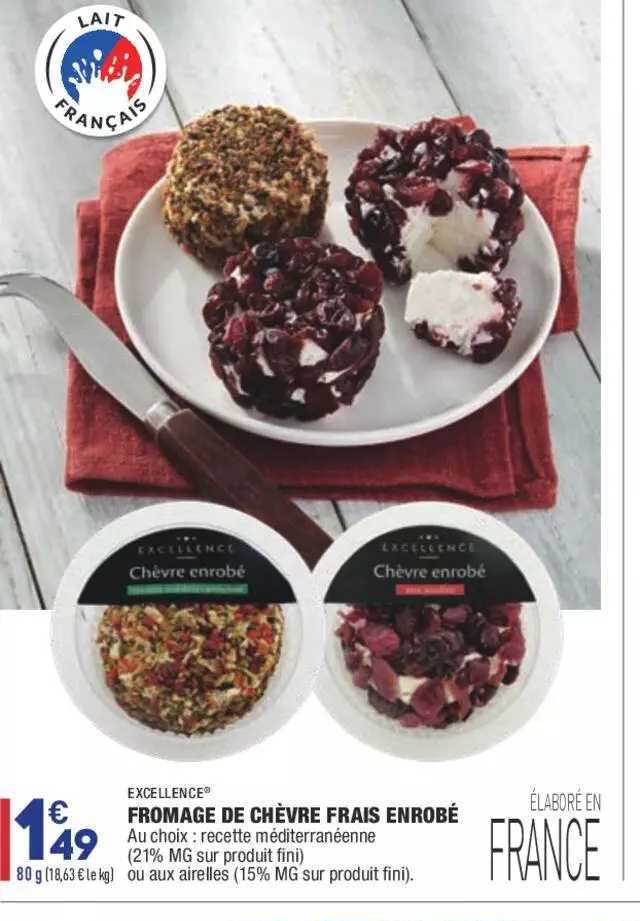 fromage de chèvre frais enrobé excellence®