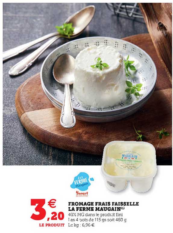 Fromage Frais Faisselle La Ferme Maugain