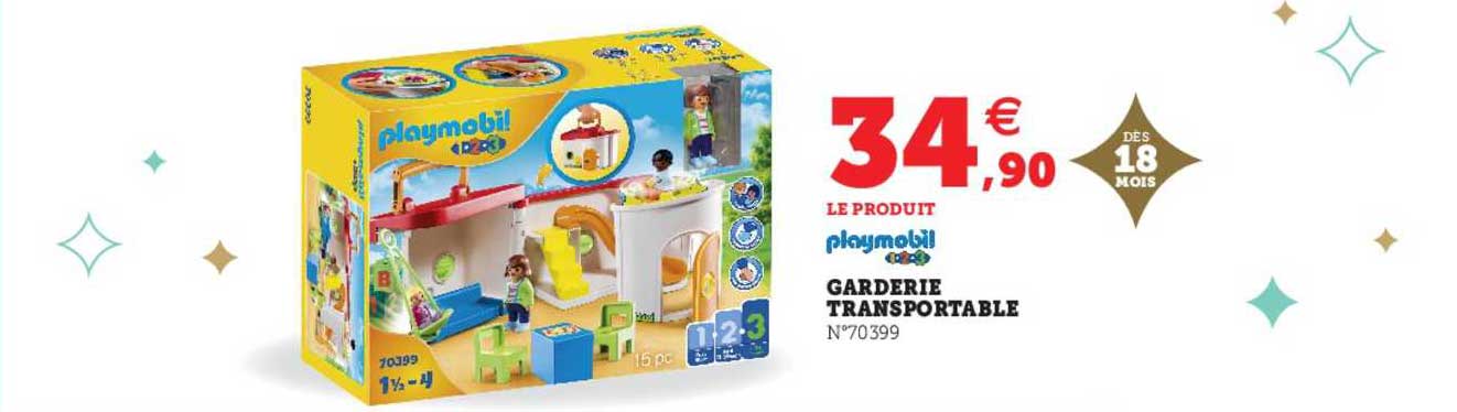 garderie transportable playmobil