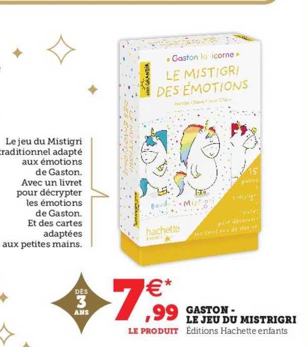 gaston - le jeu du mistrigri