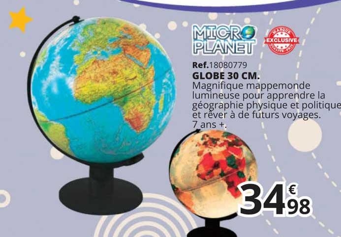 globe 30 cm micro planet