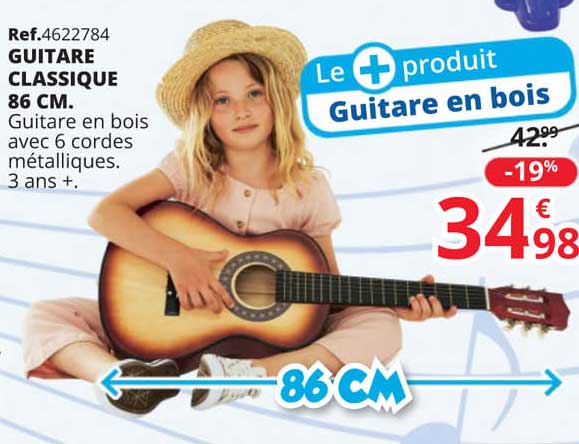guitar classique 86 cm