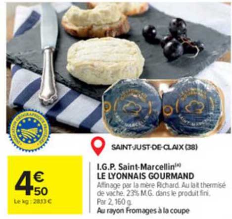 i.g.p. saint-marcellin le lyonnais gourmand
