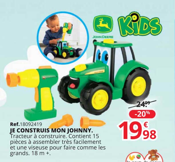 je construis mon johnny kids