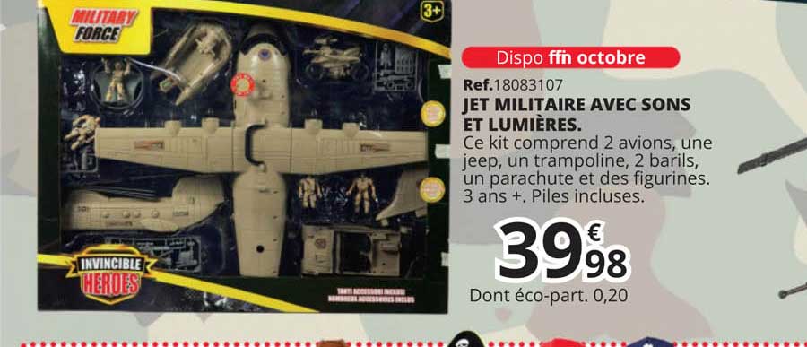 Jet Militaire Avec Sons Et Lumières