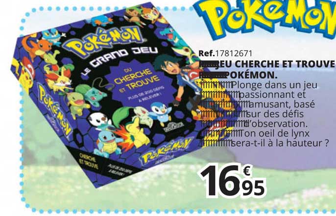 Jeu Cherche Et Trouve Pokémon