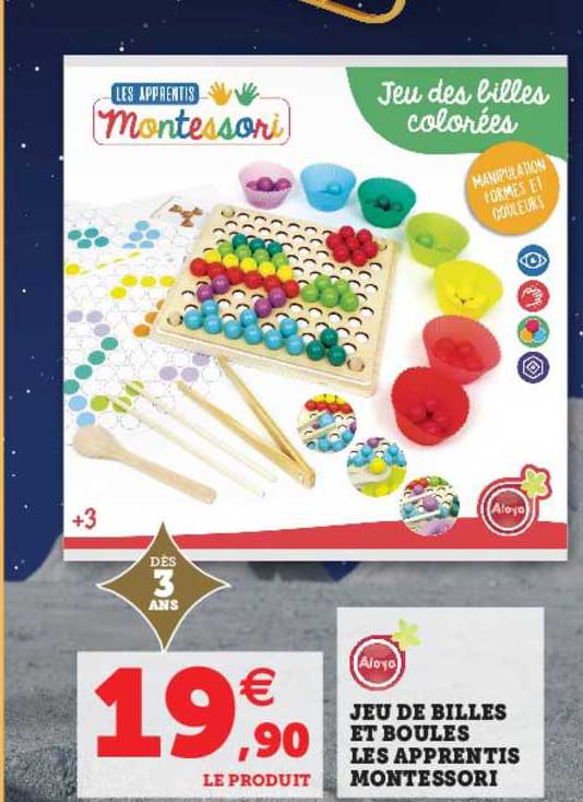 jeu de billes et boules les apprentis montessori