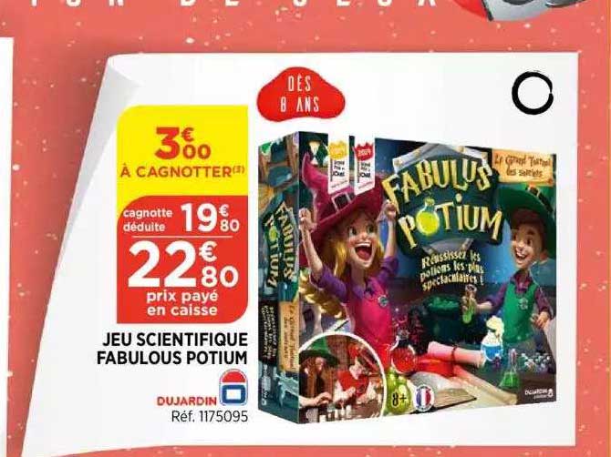 jeu scientifique fabulous potium