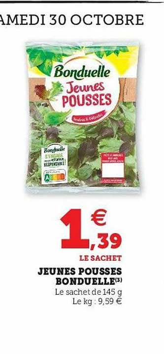 jeunes pousses bonduelle