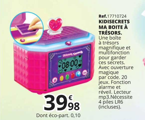 kidisecrets ma boîte à trésors