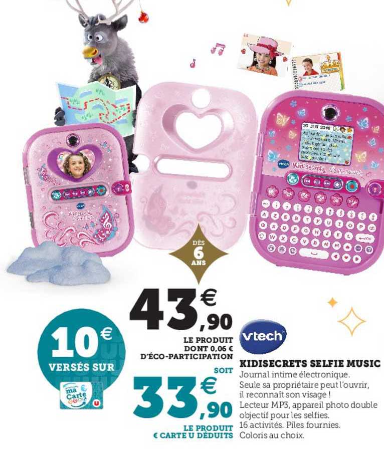 kidisecrets selfie music vtech