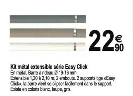 Kit Métal Extensible Série Easy Click