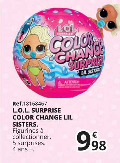 l.o.l. surprise color change lil sisters