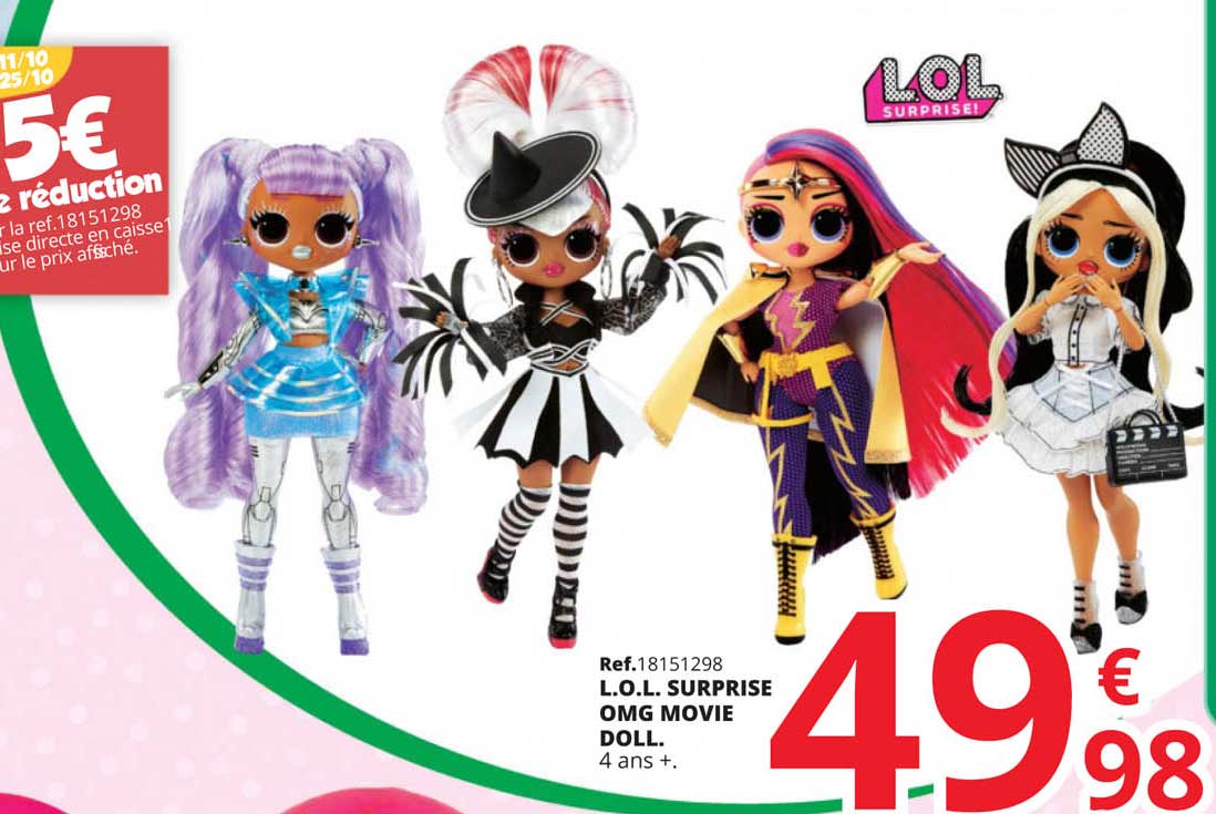 l.o.l. surprise omg movie doll