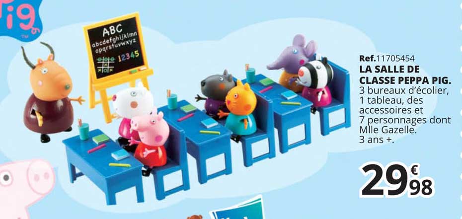 la salle de classe peppa pig
