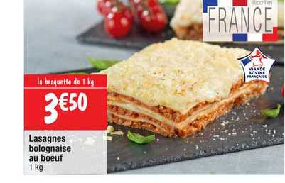 Lasagnes Bolognaise Au Bœuf