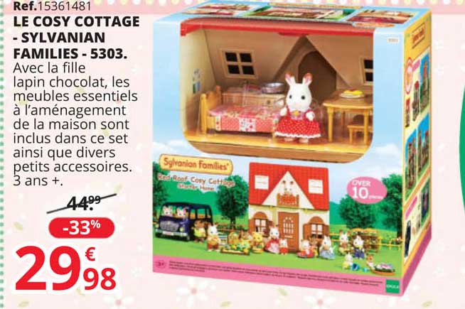 le cozy cottage - sylvanian families - 5303