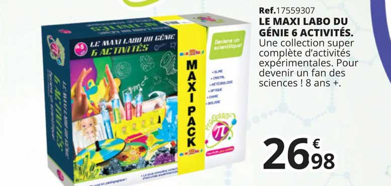 Le Maxi Labo Du Génie 6 Activités