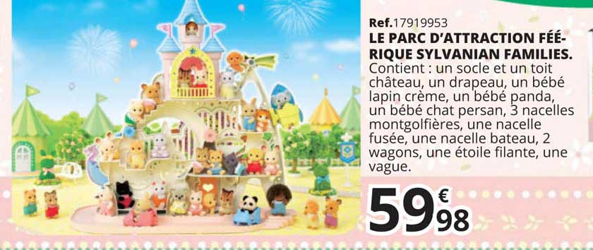 le parc d'attraction féérique sylvanian families.