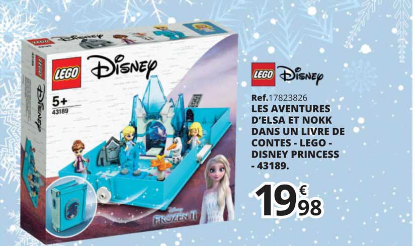 les aventures d'elsa et nokk dans un livre de contes - lego - disney princess