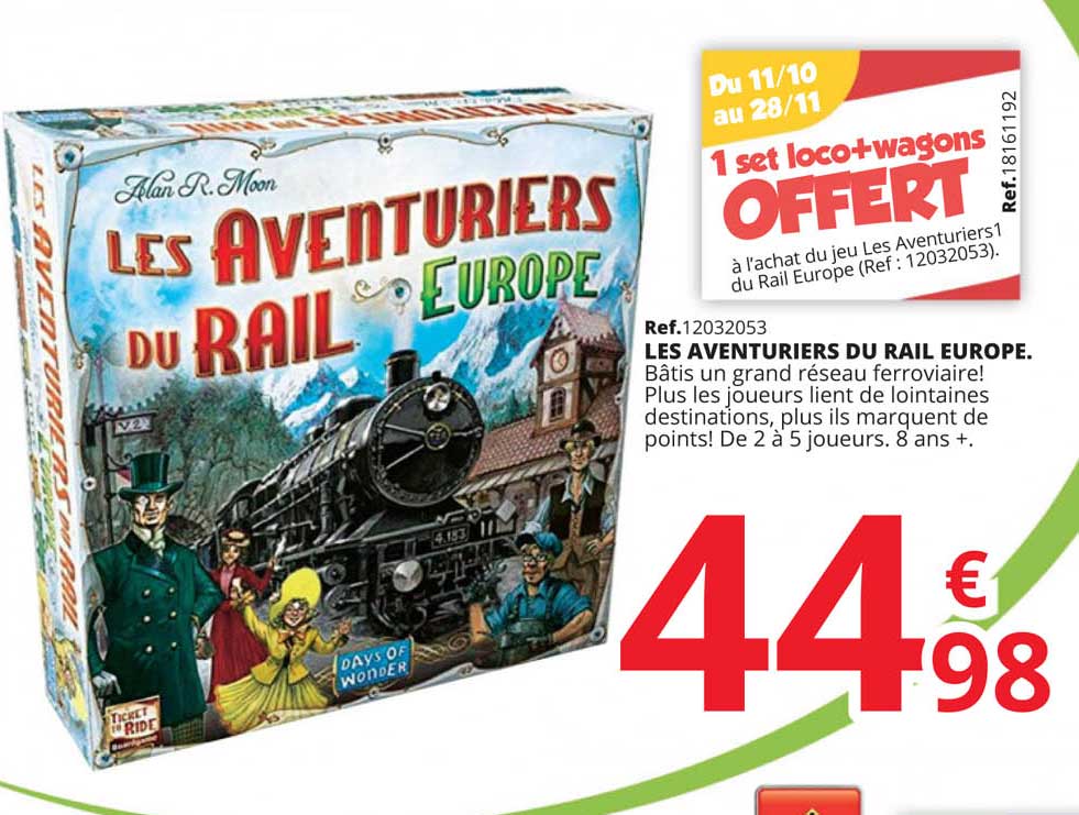 les aventuriers du rail europe