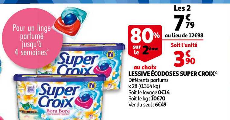Lessive écodoses Super Croix
