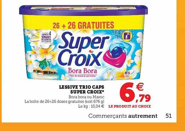 Lessive Trio Caps Super Croix