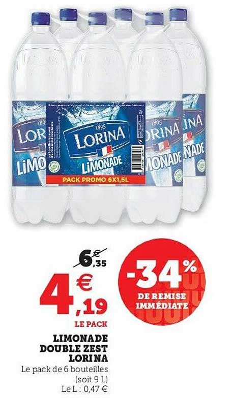limonade double zest lorina