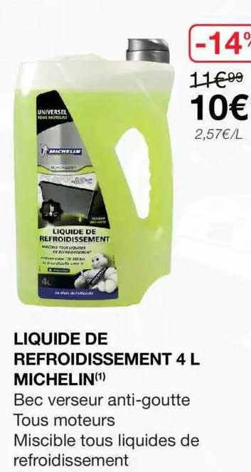 Liquide Refroisissement 4 L Michelin