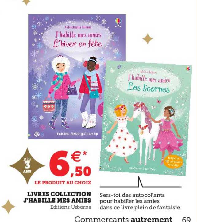 livres collection j'habille mes amies